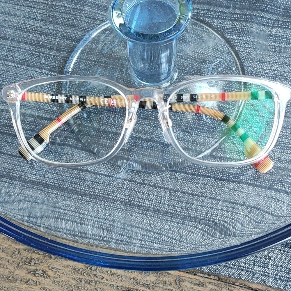New Burberry Transparent Frame BE2371D - Picture 9 of 16